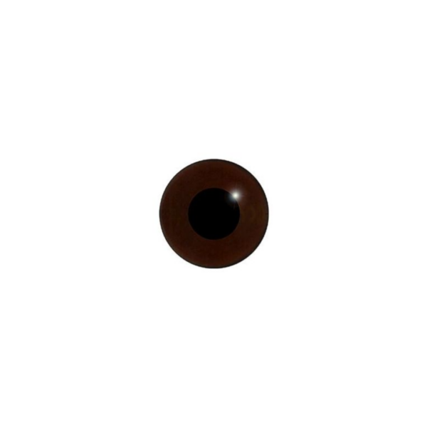 GLASS EYE - DARK BROWN